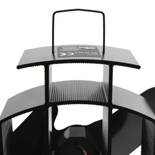  fekete hővel meghajtott kétlapátos kandalló ventilátor