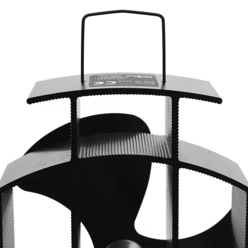  fekete hővel meghajtott háromlapátos kandalló ventilátor