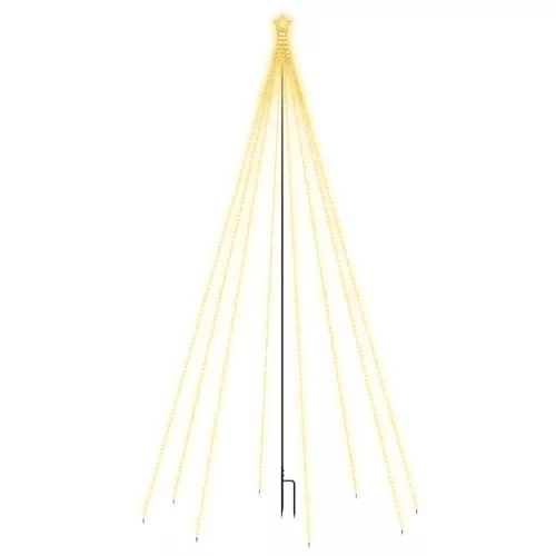  karácsonyi bel- és kültéri vízesés favilágítás 400 LED-del 2,5m