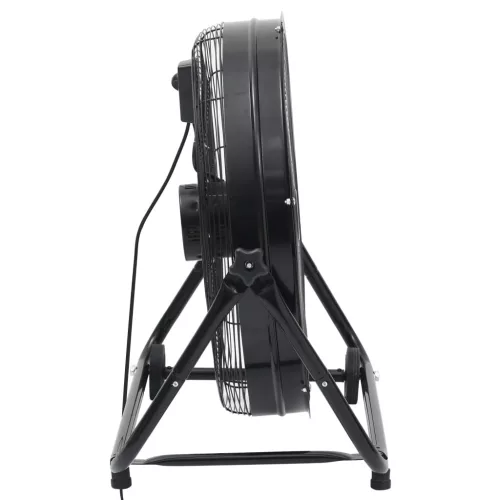   fekete ipari dobventilátor 60 cm 172,5 W