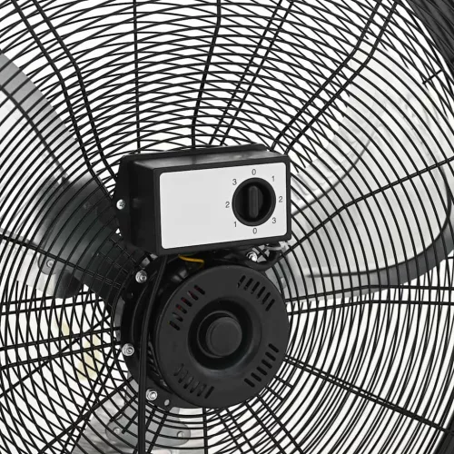  fekete ipari dobventilátor 77 cm 187,7 W