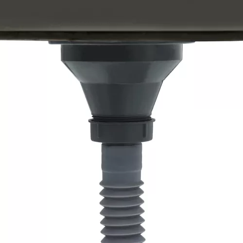  fekete kézzel készült rozsdamentes acél mosogató