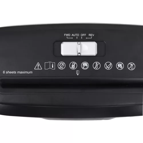  fekete 6 lapos iratmegsemmísítő