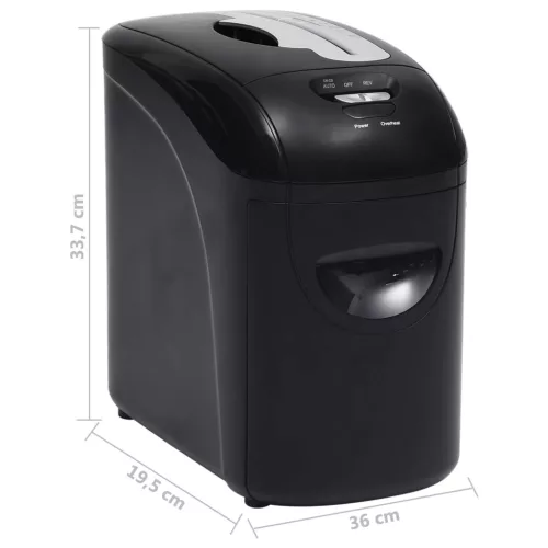  fekete 10 lapos mikropengés papíraprító