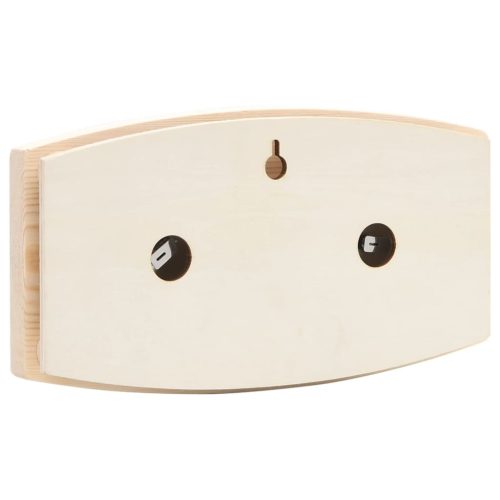  2 az 1-ben tömör fenyő szauna-higrotermográf és -homokóra