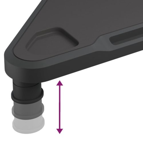  fekete monitorállvány 49 x 28 x 10,5 cm