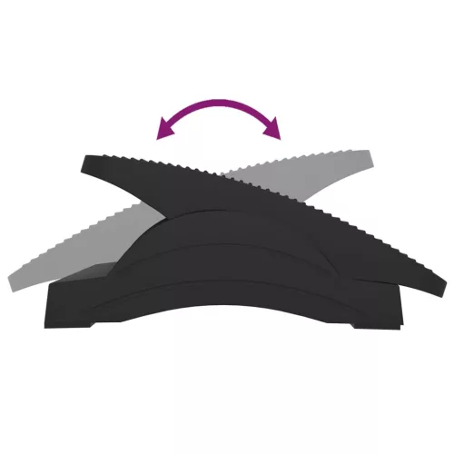  fekete lábtámasz 43,5 x 32,5 x 10,5 cm