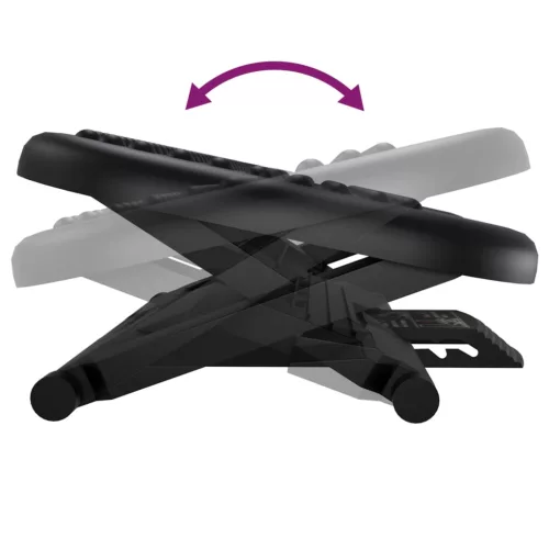  fekete lábtámasz 46 x 34,5 x 11 cm