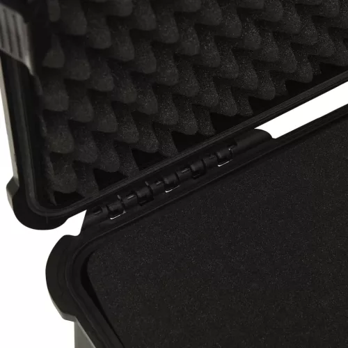  fekete PP hordozható repülős tok 55 x 43 x 21 cm