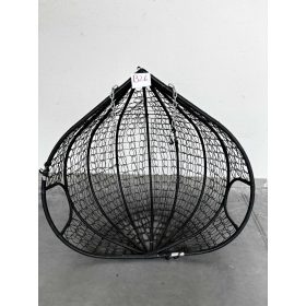 Dm kétszemélyes fekete függőfotel