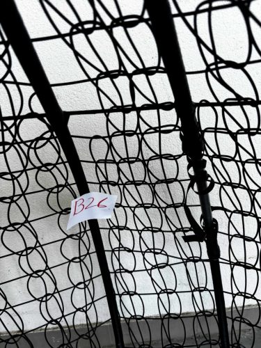 Dm kétszemélyes fekete függőfotel