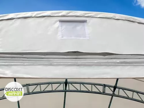 TP HIGHLANDER 15,25x21m extra erősített ipari sátorcsarnok / mezőgazdasági sátor nehezen éghető PRIMEtex 2300 ponyvával