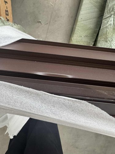 3x5,5m barna extra erős carport / autóbeálló féltető viharálló 140km/h-ig - B ÁRU