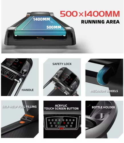 Premium electric treadmill