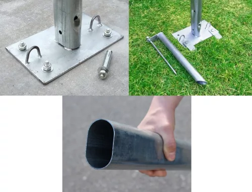 TP WIKINGER 4x16m 3,35m oldalmagas ponyvagarázs / sátorgarázs, nehezen éghető PRIMEtex 2300 ponyva - sötétzöld