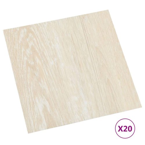 VID 20 db bézs színű öntapadó PVC padlólap 1,86 m²