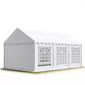 4x6m classic partytent, PVC 800, white