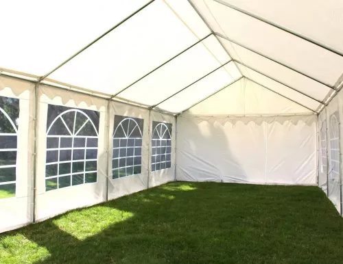 4x8m classic partytent, PVC 800, white