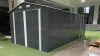 ARCHER DELUXE ULTIMATE STABLE METAL GARDEN STORAGE / GARAGE 1800 - 602 X 300 X 232CM WITH TWO ENTRANCES 18NM