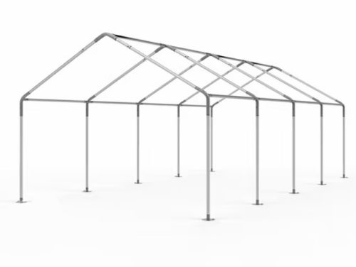 TP ECONOMY 3x6m raktársátor, PVC 700 ponyvával, sötétzöld