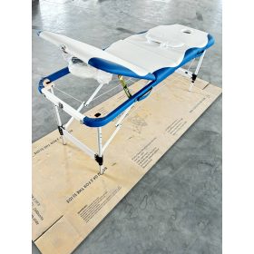   3 zónás alumínium masszázságy kék-fehér, hordtáska nélkül 3108R - B ÁRU