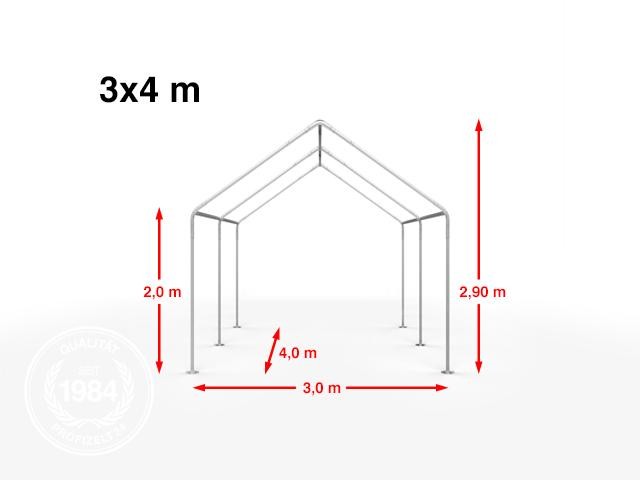 TP Professzionális 3x4 nehéz acél rendezvény sátor 240G/M2 P