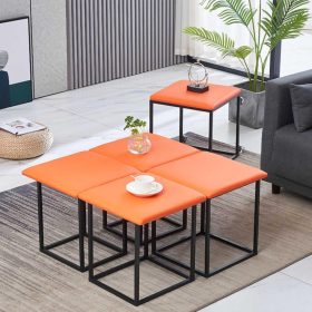 5-in-1 cube stool set