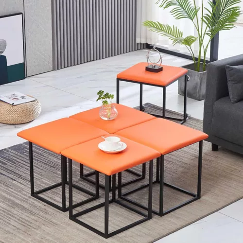 5-in-1 cube stool set