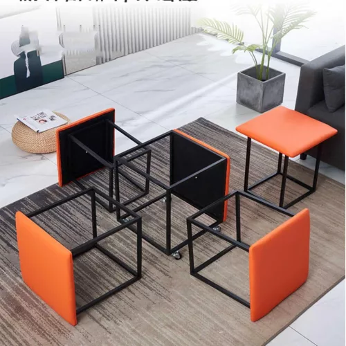 5-in-1 cube stool set