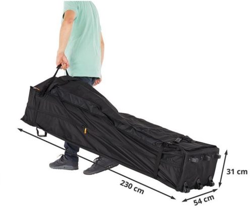 TP 4x8m összecsukható 800N alumínium pavilon, 4 db oldalfallal, ablak nélkül - fehér