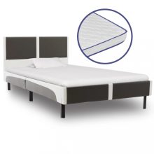 VID műbőr ágy memóriahabos matraccal 90 x 200 cm