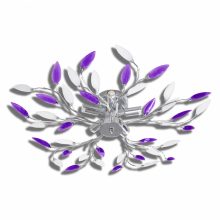   VID Átlátszó kristály mennyezeti lámpa Akril, lila színben