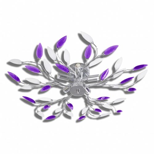 VID Átlátszó kristály mennyezeti lámpa Akril, lila színben