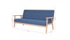 VID 3 részes kék dizájn kanapé szett