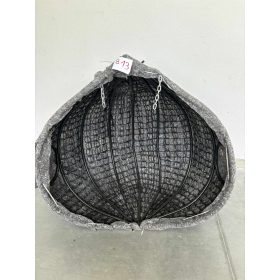 Dm kétszemélyes fekete függőfotel