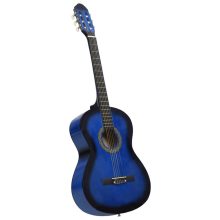VID kék klasszikus hársfa gitár kezdőknek 4/4 39"