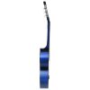 VID kék klasszikus hársfa gitár kezdőknek 4/4 39"