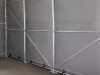 Garažni šator 6x12-bočna visina:4m, ulaz:4,1x4,0m-vatrootporno-WIKINGER PVC 720g/m2-sive boje