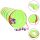 VID zöld poliészter gyerek-játszóalagút 250 labdával 175 cm