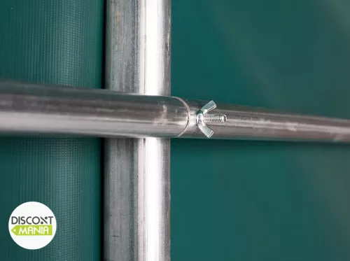 TP Basic Plus 3,3x7,2m takarmánytároló sátor nehezen éghető PRIMEtex 2300 ponyvával, zöld