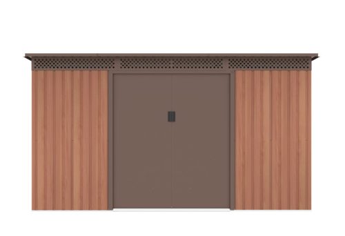 EPT STABIL FÉM KERTI TÁROLÓ 483 - 340 x 142 CM - BARNA