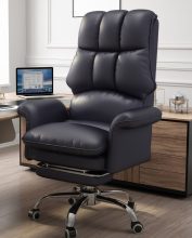 FEKETE főnöki luxus design forgószék/fotel - B áru