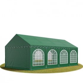 TP 4x8m erősített rendezvénysátor, PVC 750 - zöld