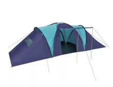   VID Poliészter kemping sátor 9 személyes kék-sötétkék színben