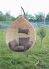 DELUXE SINGLE POLYRATTAN HANGING ARMCHAIR IN MORE COLORS