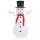 VID luxusszövet dekoratív LED-es karácsonyi hóemberfigura 180 cm