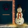 VID luxusszövet dekoratív LED-es karácsonyi hóemberfigura 180 cm