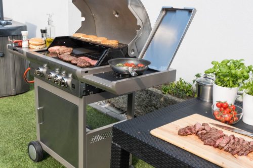 EPT California BBQ Premium line grill, 4 égőfej + ajándék nyomáscsökkentő