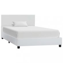 VID fehér művelúr ágykeret 100x200 cm