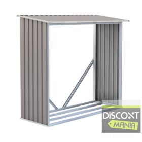 EPT Tüzifatároló 136 - 182 x 75 cm, szürke